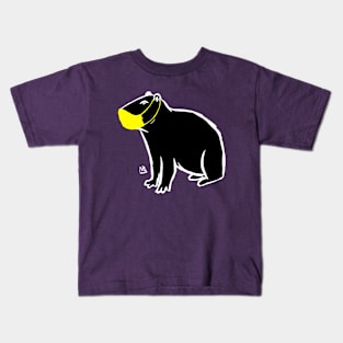 Masked Capybara Kids T-Shirt